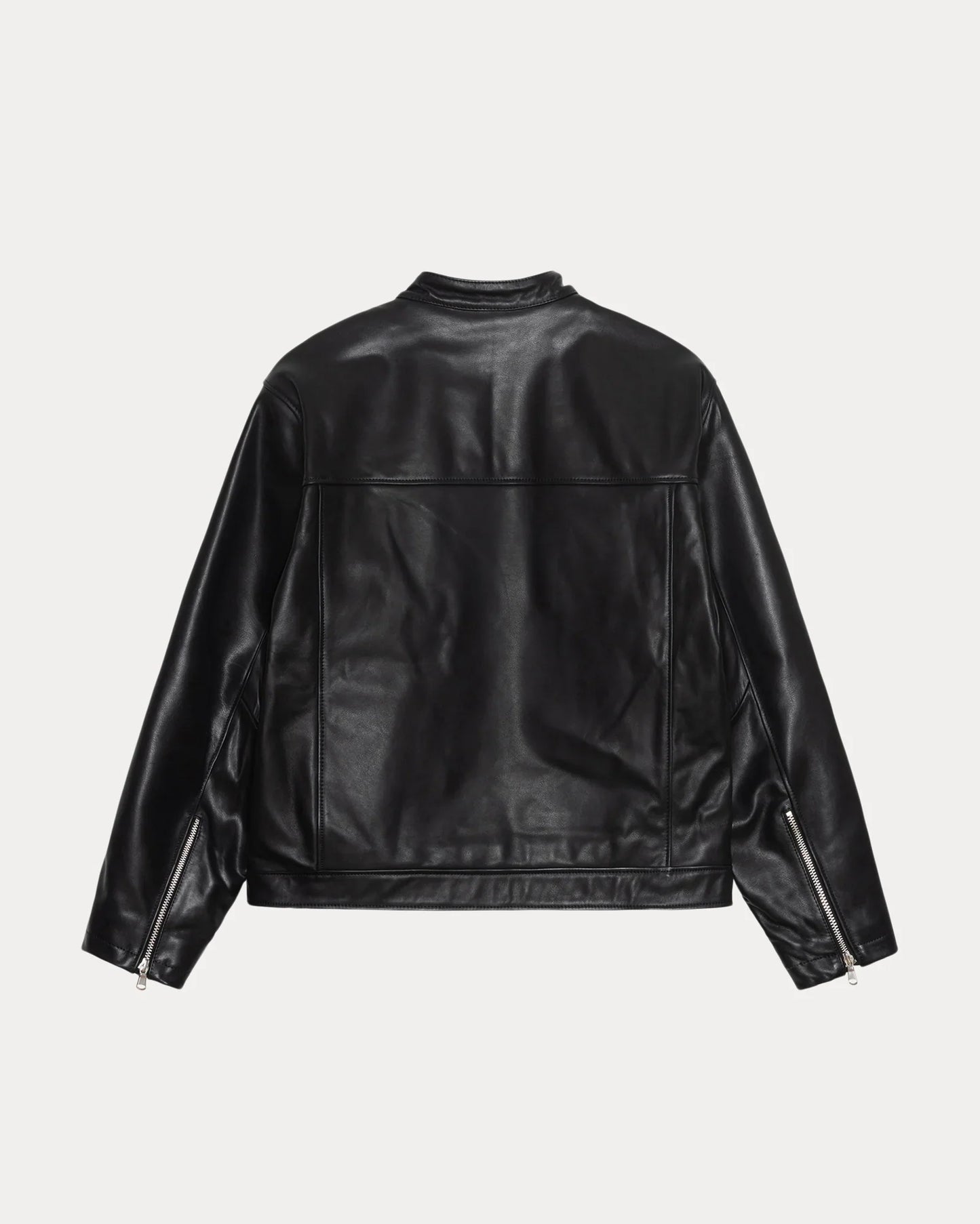 STUSSY CAFE RACER LEATHER JACKET