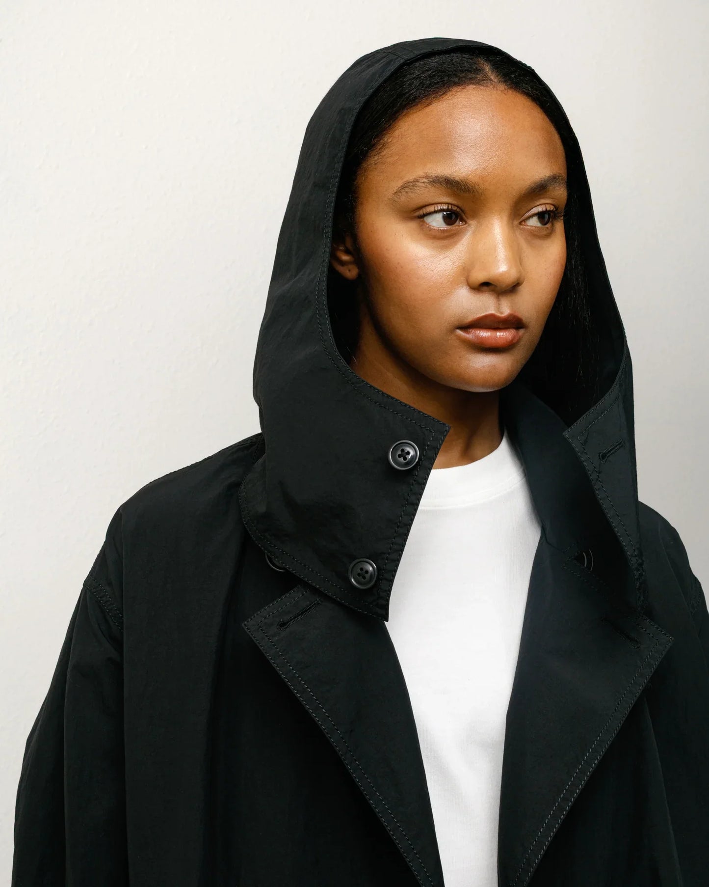 STUSSY LIGHTWEIGHT SURFMAN TRENCH BLACK
