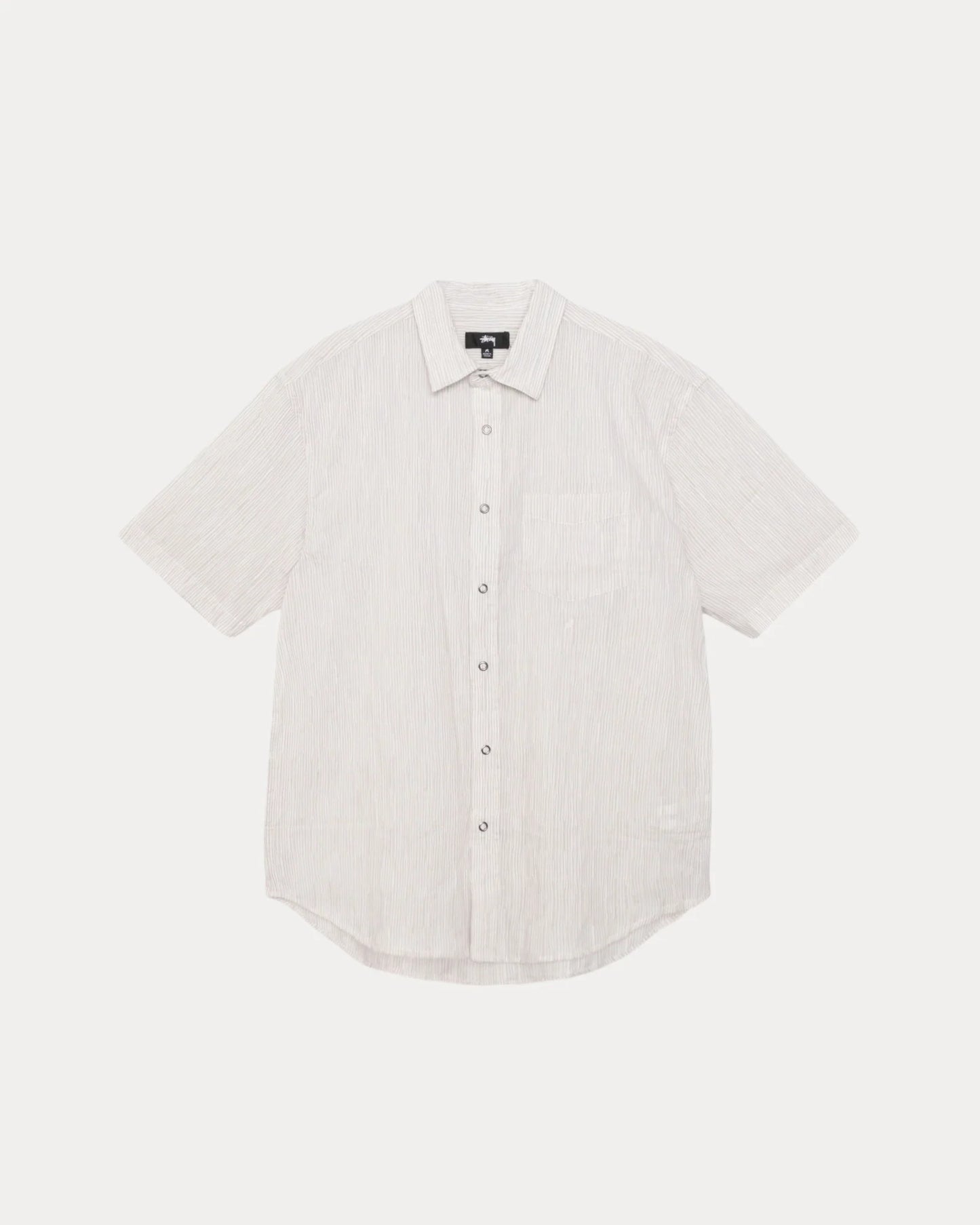 STUSSY WAVY STRIPED SHORT SLEEVE SHIRT
