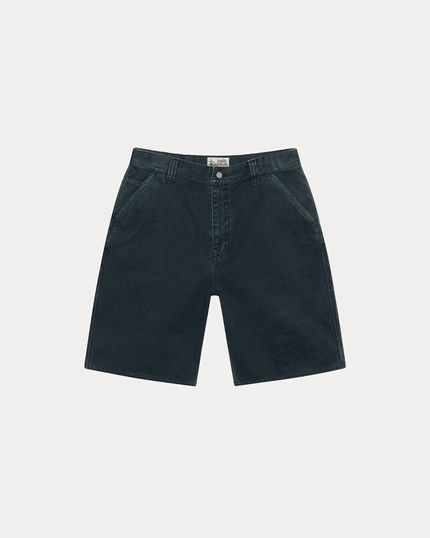 STUSSY WASHED CANVAS WORK SHORT