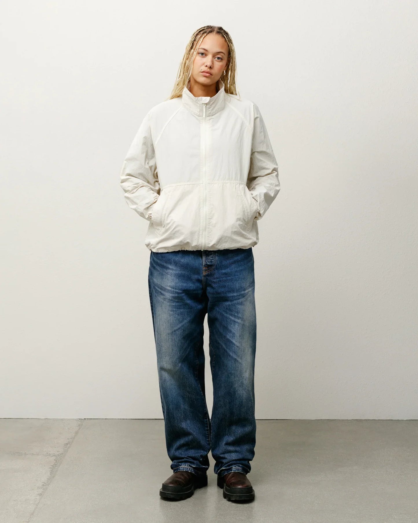 STUSSY WARM UP JACKET