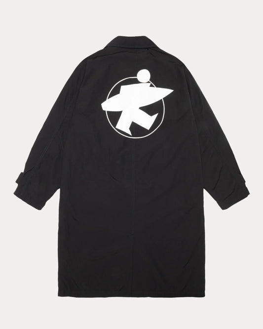 STUSSY LIGHTWEIGHT SURFMAN TRENCH BLACK