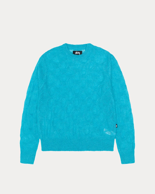 LOOSE KNIT CROSS CABLE SWEATER