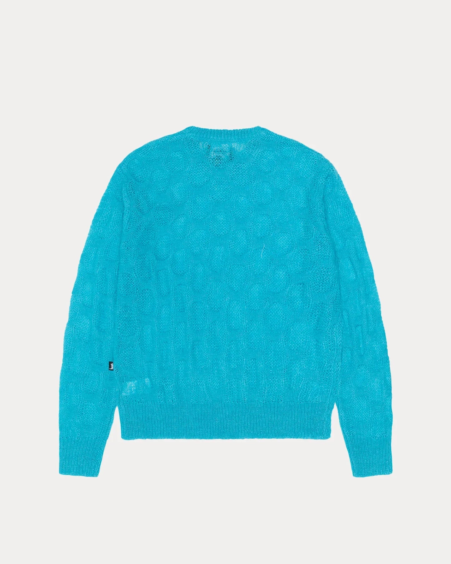 LOOSE KNIT CROSS CABLE SWEATER