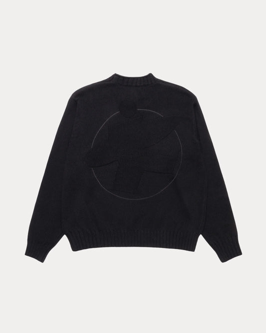 STUSSY SURFMAN MOCK SWEATER