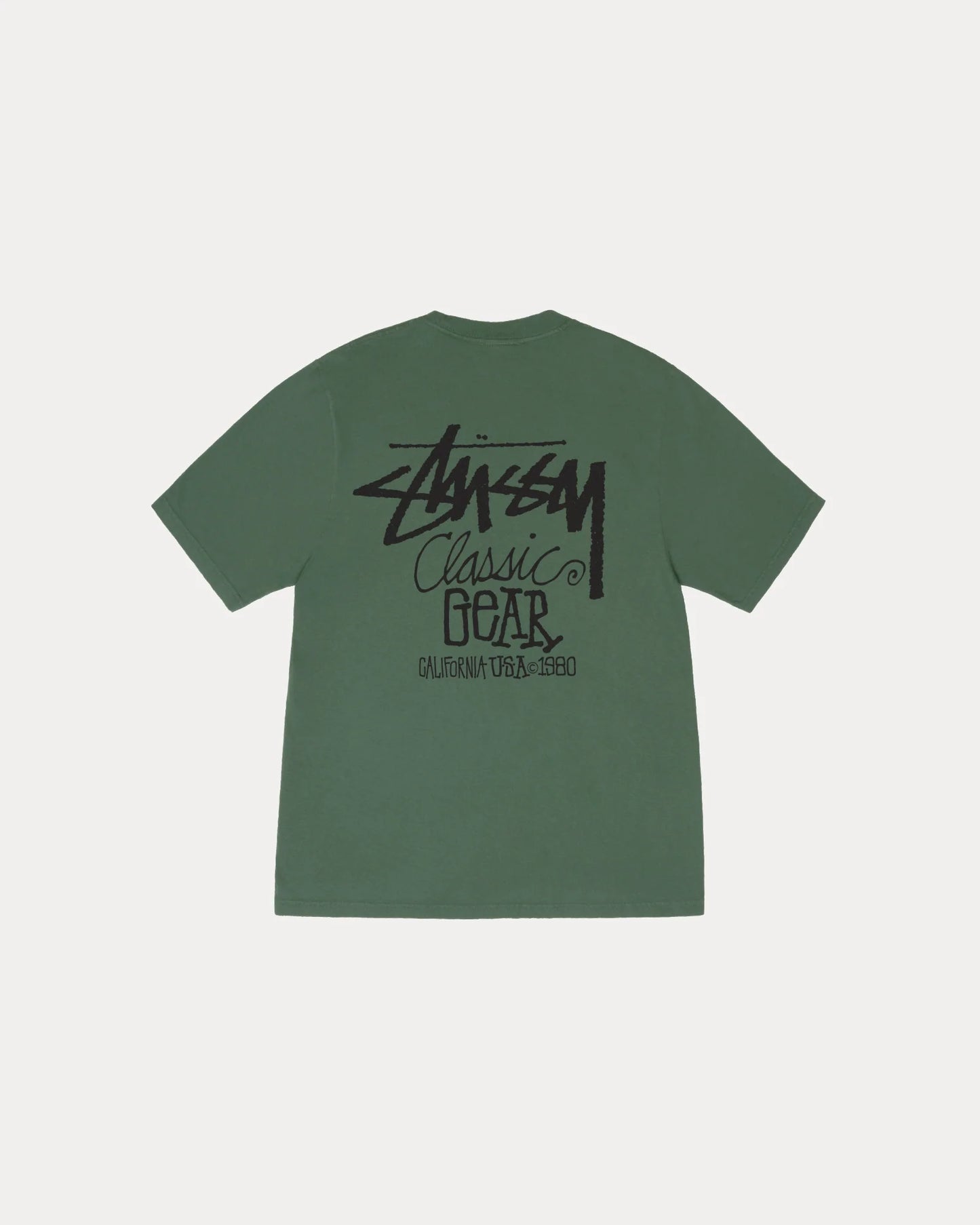 STUSSY CLASSIC GEAR TEE PIGMENT DYED