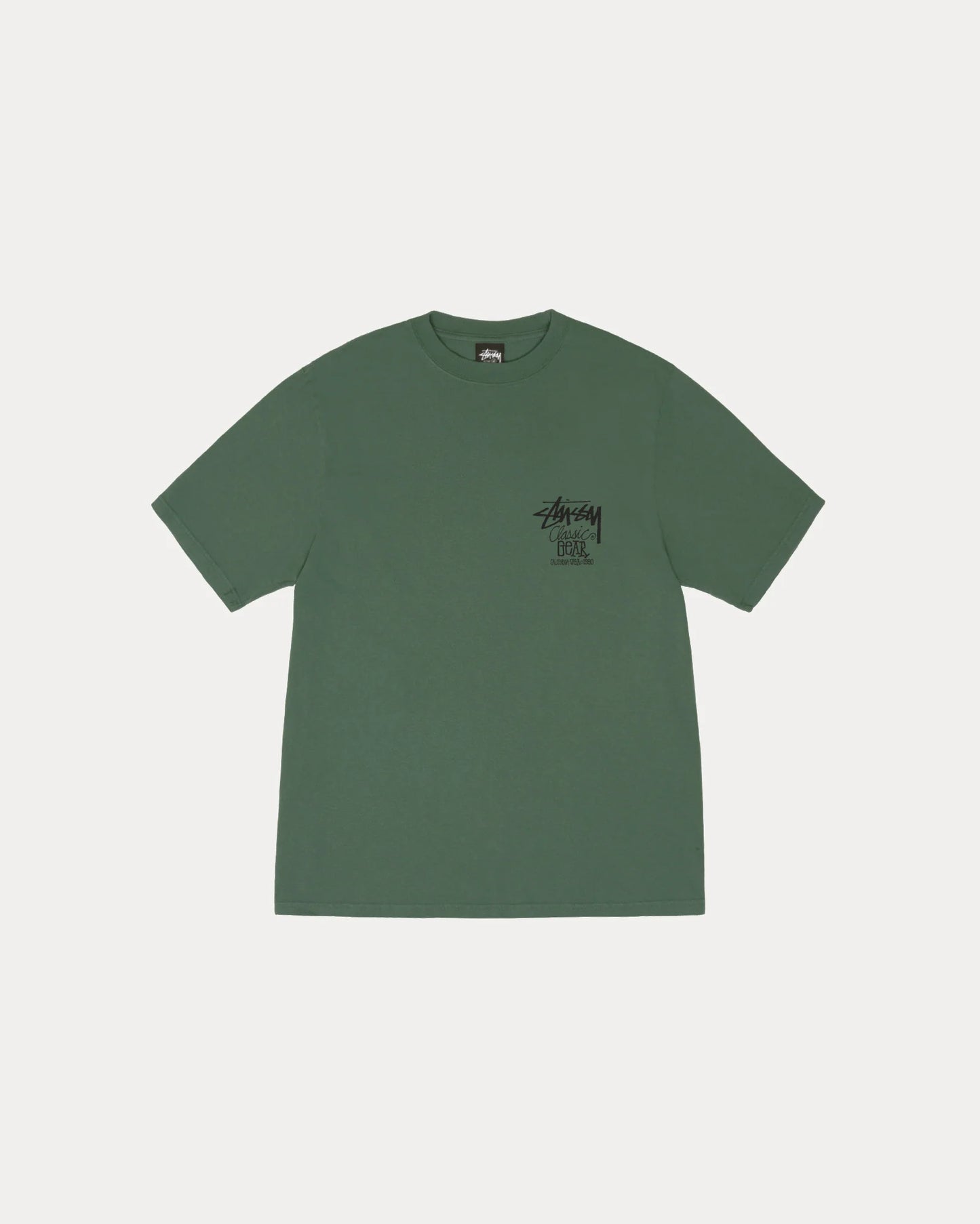 STUSSY CLASSIC GEAR TEE PIGMENT DYED