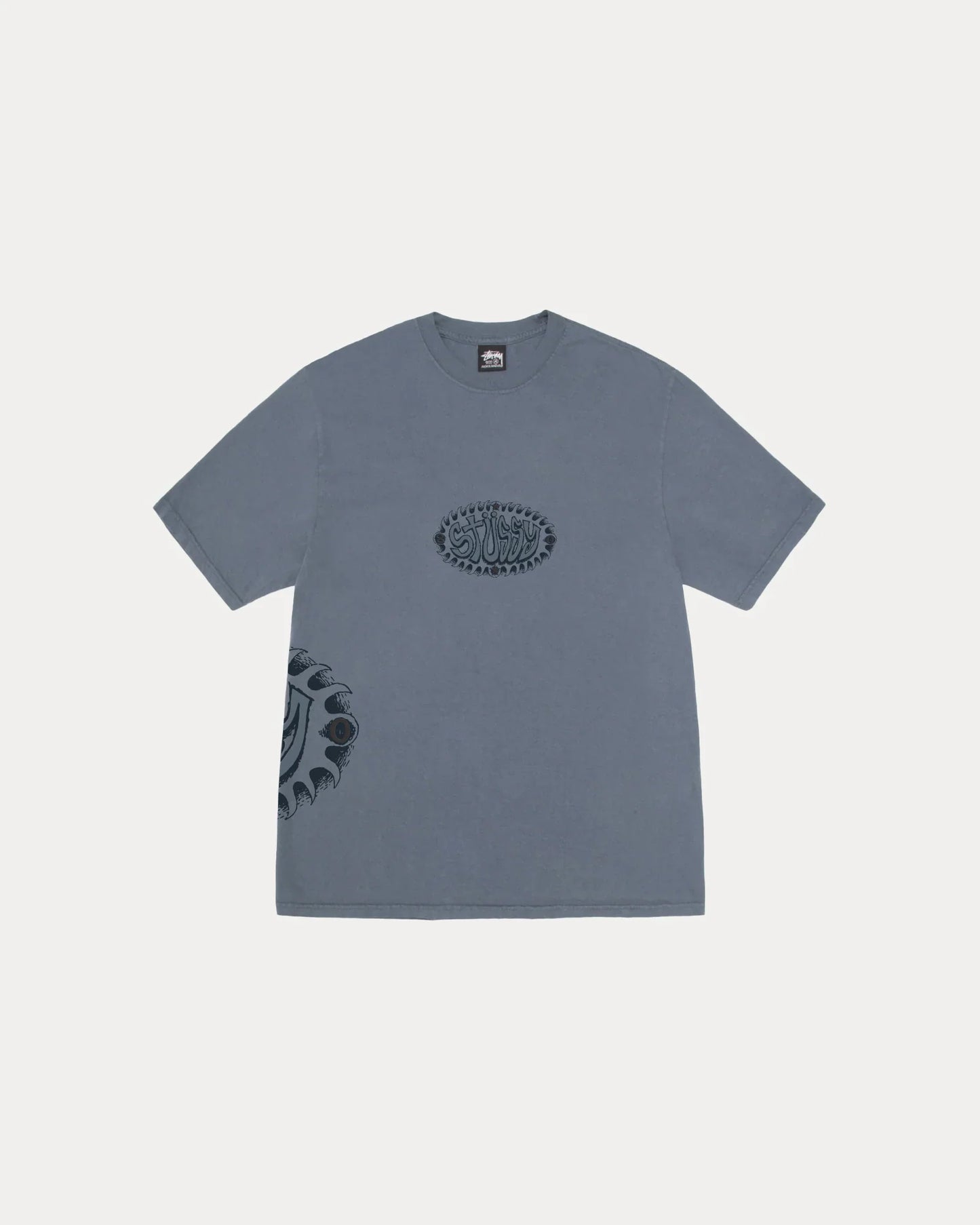 STUSSY WAVE OVAL TEE PIGMENT DYED