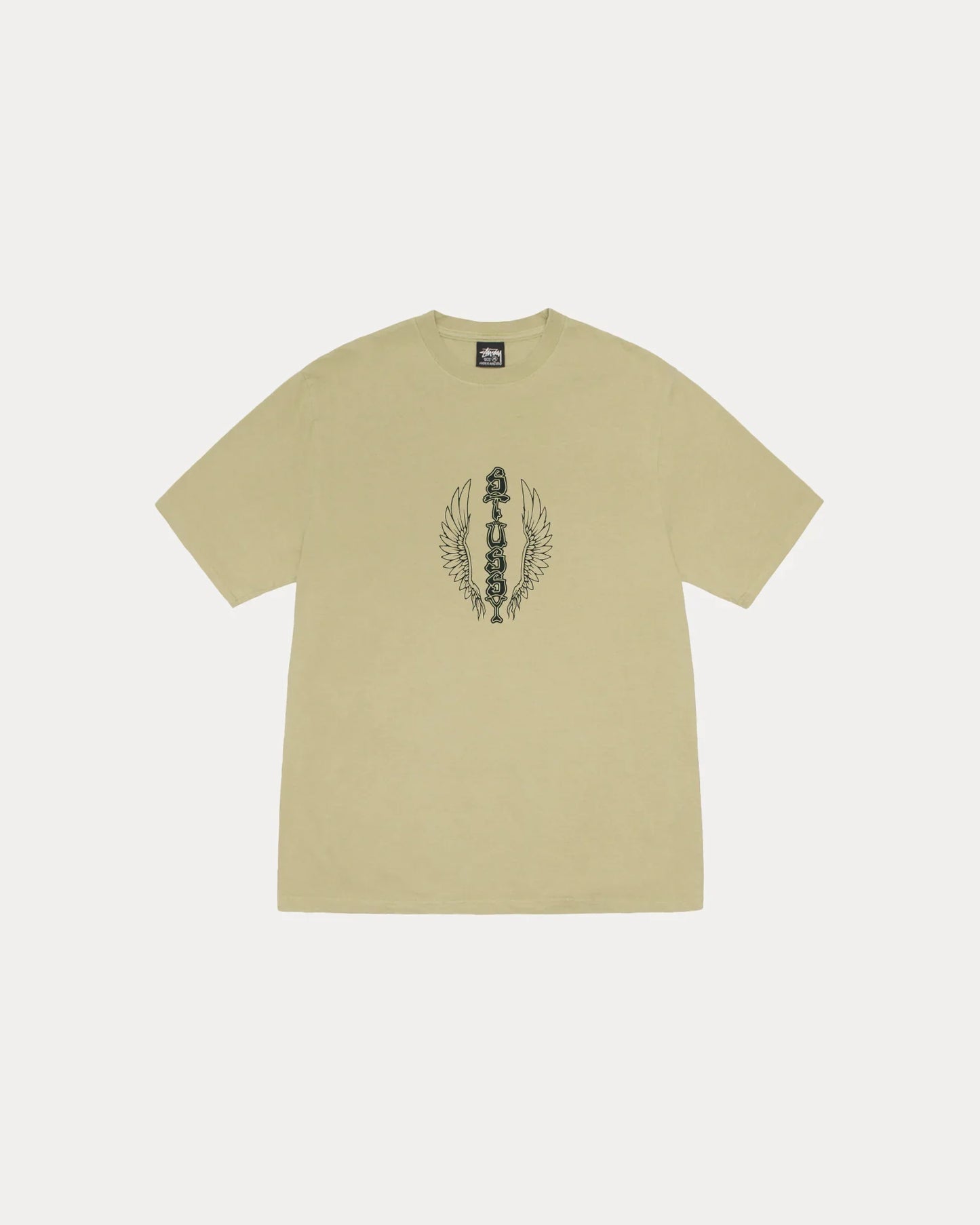 STUSSY WES WINGS TEE PIGMENT DYED