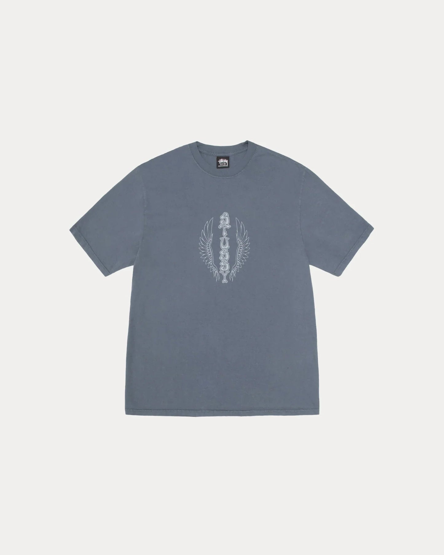 STUSSY WES WINGS TEE PIGMENT DYED